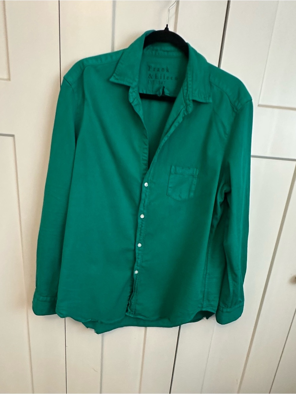 Frank & Eileen Teal Green Relaxed Button-Down Shirt
